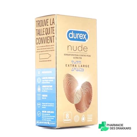 Préservatifs Durex Nude Extra Large XL