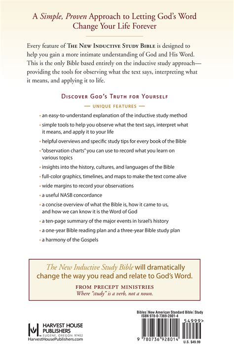 The New Inductive Study Bible Nasb