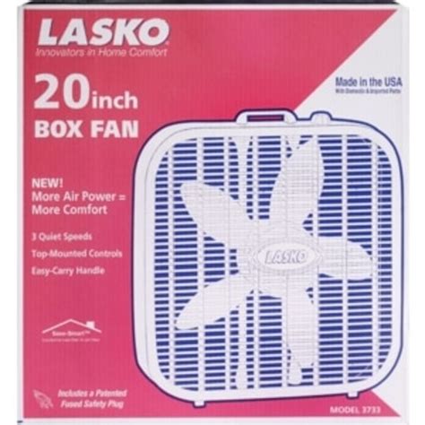 Lasko Box Fan 20 Inch 1 Each Instacart