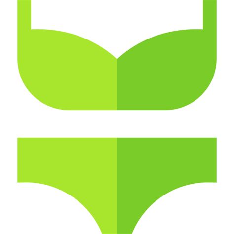 Bikini Basic Straight Flat Icon