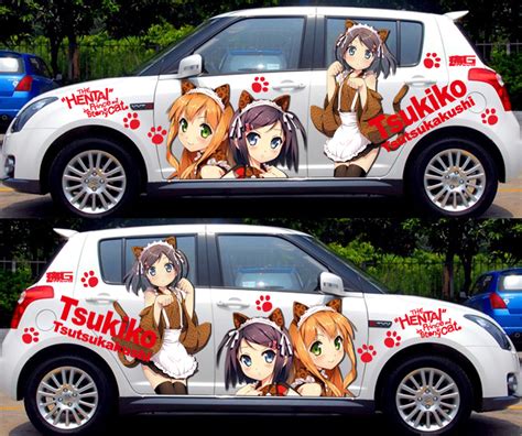 anime vinyl car wrap - MaiOtaku Anime