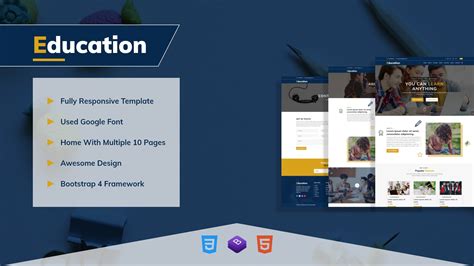 Education - Responsive Education HTML5 Website Template Pro