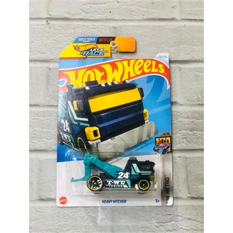 Jual Htb Hot Wheels Reguler Heavy Hitcher Truck Towing Navy Mainan Mobil Balap Shopee