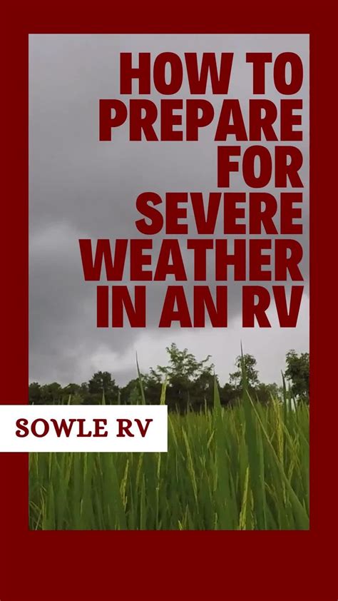 Rv Camping Severe Weather Awareness Part Artofit