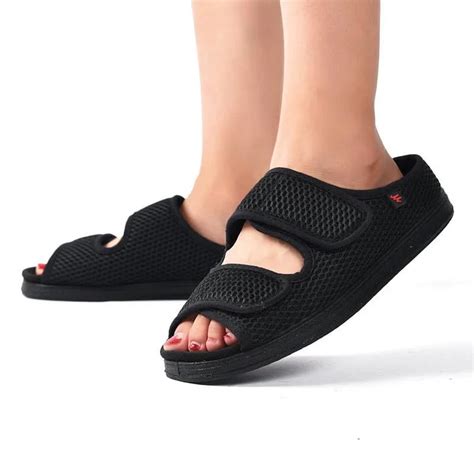 Unisex Diabetic Extra Wide Sandals With Swollen Feet – Reinsho