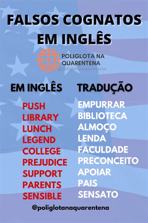 Falso Cognato Em Ingles - 8