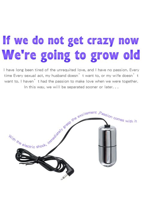 Electric Shock Sex Toys Bullet Vibrator Anal Butt Prostate Massager Electro Anal Beads For