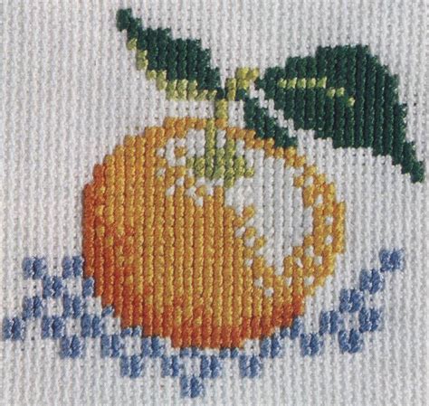 Dibujos De Frutas Bordadas A Punto Cruz Diseños De Figuras De Frutas