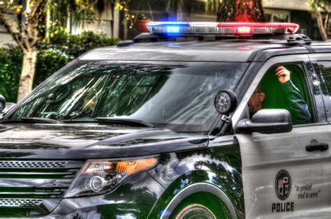 Police Car In Parade Free Stock Photo - Public Domain Pictures