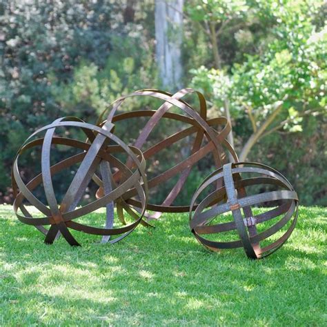 Iron Sphere By PottedRusted Iron 18 Unique Garden Art Garden Art