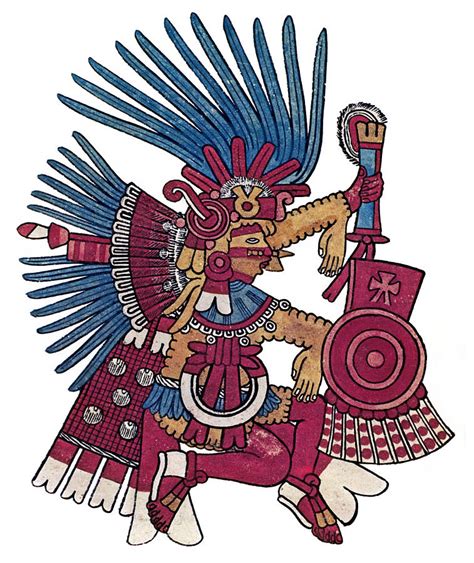 Mexico Huitzilopochtli Drawing by Granger - Pixels