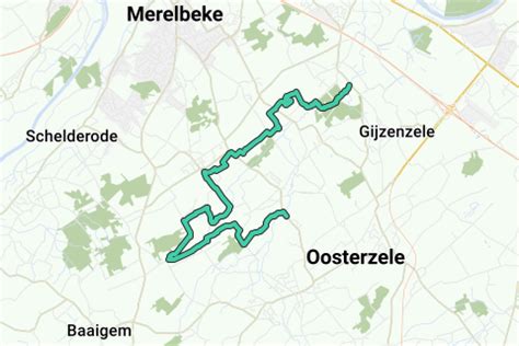 Gontrode Scheldewindeke Wandelroute RouteYou