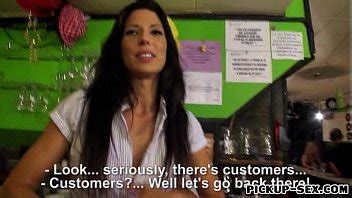 Barmaid Alexa Tomas Smashed By Her Customer For Money XVIDEOS
