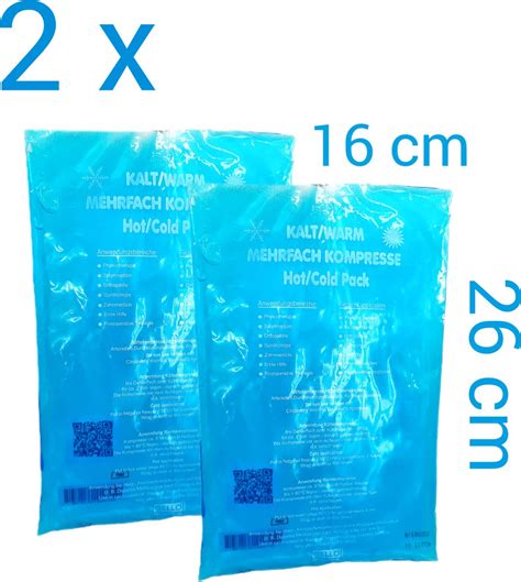 Koud Warm Kompres 2 Stuks Hot Cold Pack 16 X 26 Cm 520 Gr Flexibel Coolpack Bol