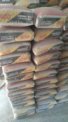 Acc Concrete Plus Cement Packaging Size Kg At Rs Bag In Gaya