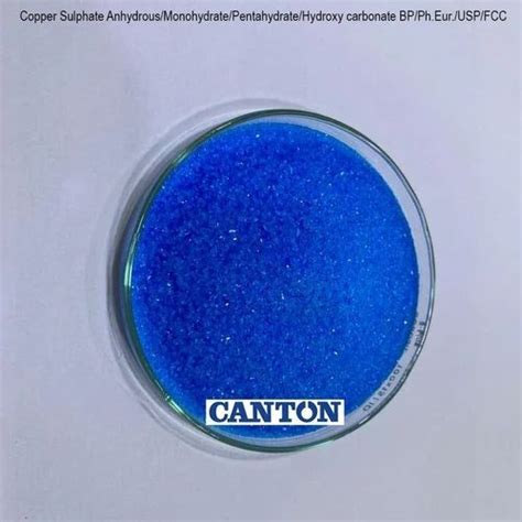 Copper Sulphate Pentahydrate At Best Price In Vadodara By Canton