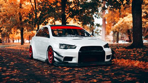 mitsubishi evo wallpaper