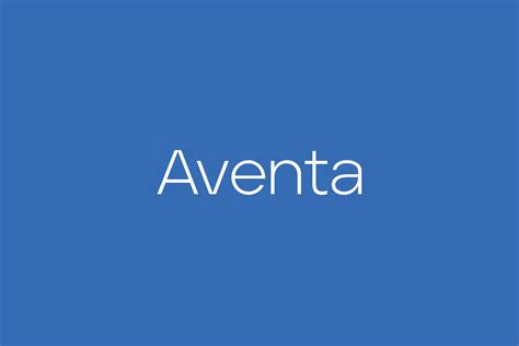 Aventa | Fonts Shmonts