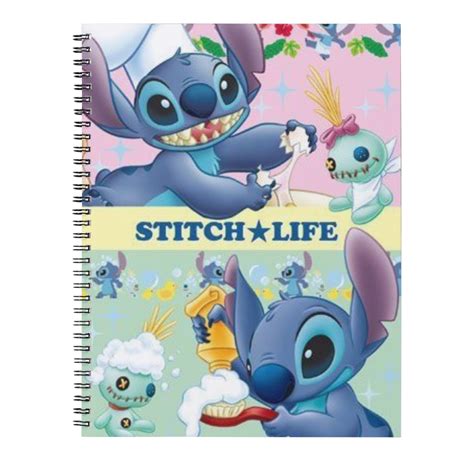 Capa De Caderno Stich - 6