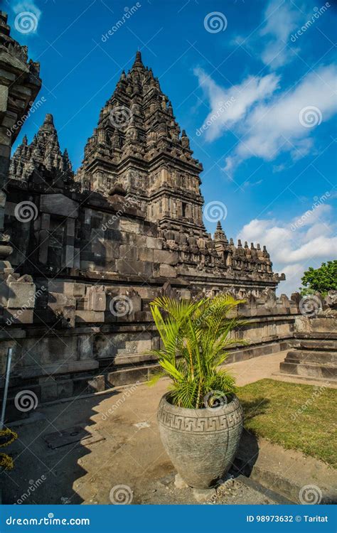 Prambanan Or Candi Rara Jonggrang Is A Hindu Temple Compound In Java