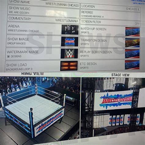 Wrestlemania Chicago Used In My Universe Mode Tags Thejasko
