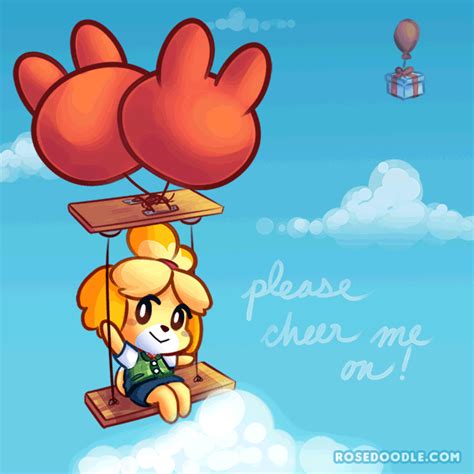 Isabelle Balloon My Art Rosedoodle