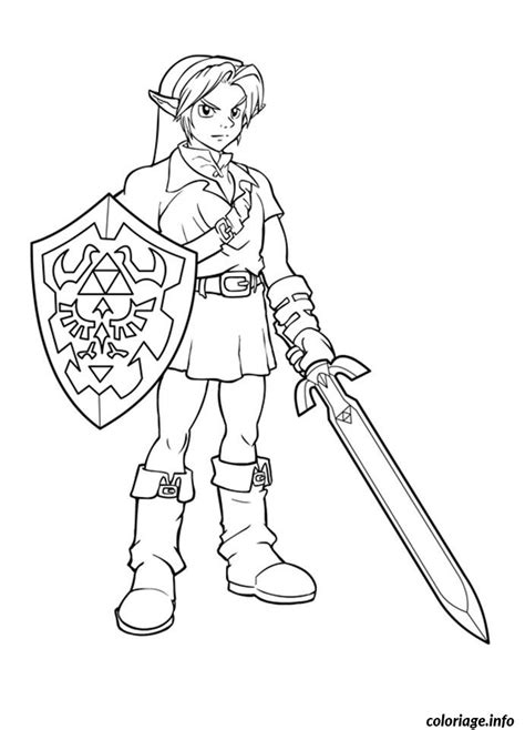 Coloriage Dessin Zelda 1 Dessin Zelda à imprimer