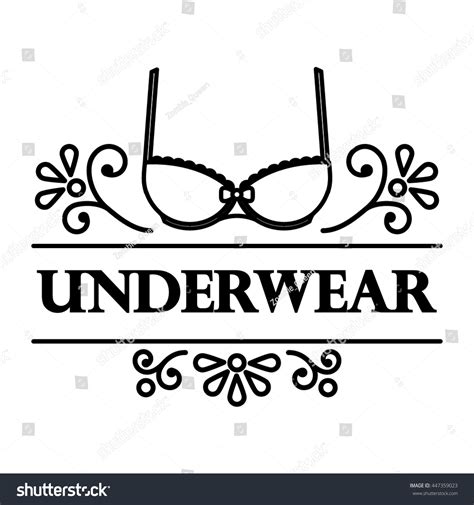 Lingerie Shop Logotype Elegant Logo Lace Stock Vector Royalty Free Shutterstock