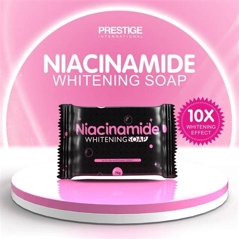 Authentic Prestige Niacinamide Whitening Soap 10x 75g 1pc And 4pcs