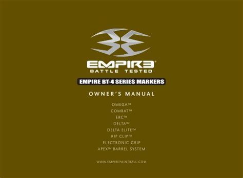 Bt 4 Combat All Models Eng Paintball Solutions