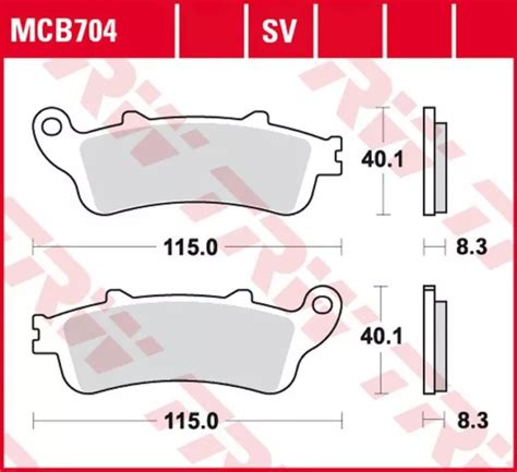 TRW SINTER BREMSBELÄGE für Honda CBR 1100 XX Super Blackbird Dual CBS