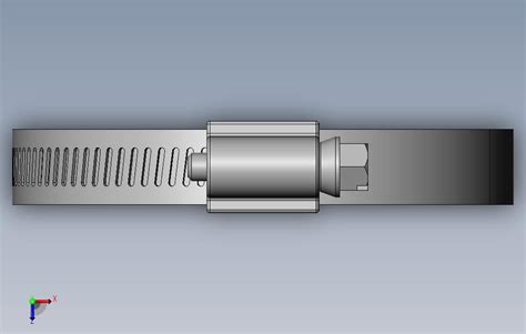 雅各布斯软管夹182162 Solidworks 2017 模型图纸免费下载 懒石网