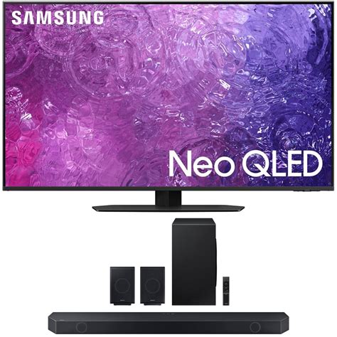 Samsung QN65QN90CAFXZA 65 Inch Neo QLED 4K Smart TV 2023 Bundle with Samsung 11.1.4 ch. Wireless ...