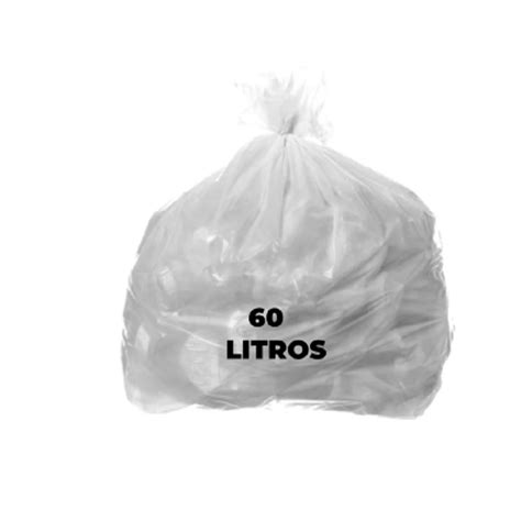 SACO LIXO TRANSPARENTE 60 LTS C 100 ITAQUITI Império Distribuidora