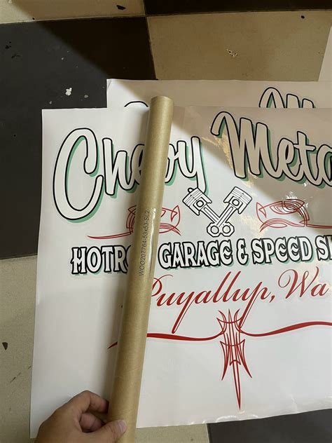 Personalized Pinstriping Hot Rod Garage Lettering Vinyl Sticker Rustypod Store