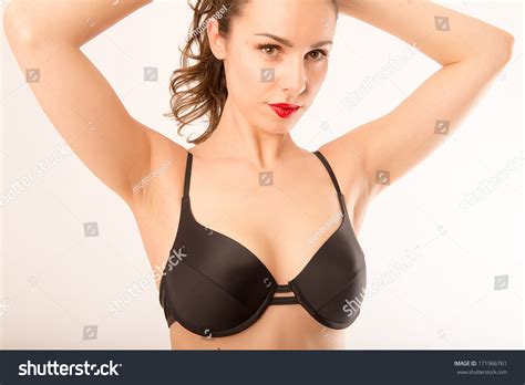 Sensual Sexy Lady Posing Sexy Lingerie ภาพสตอก Shutterstock
