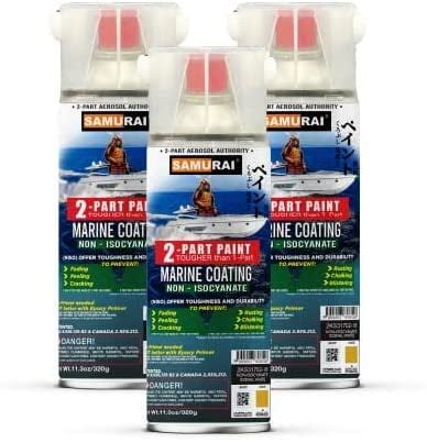 Samurai 2 Part Non Isocyanate NISO Spray Paint For Marine 11 3