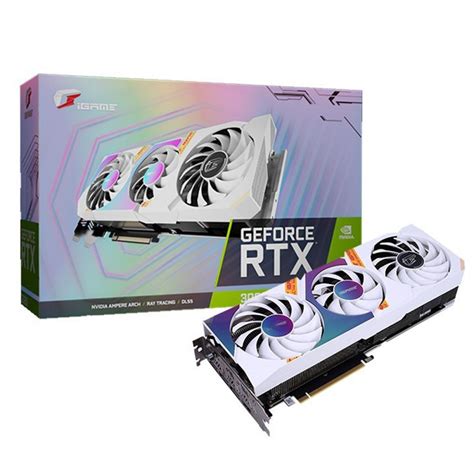 Placa de Vídeo Colorful iGame GeForce RTX 3070 Ti Ultra White OC V LHR