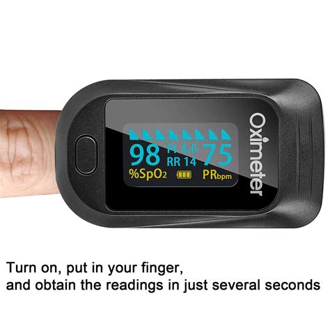tomorotec fingertip pulse oximeter accurate spo pr monitor