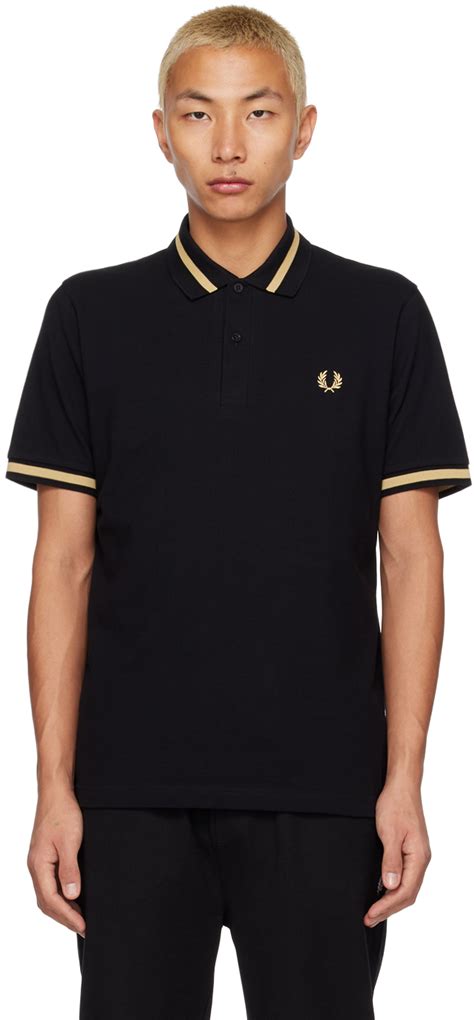 Fred Perry: Black M2 Polo | SSENSE Canada