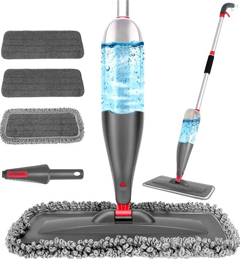 Amazon Spray Mop For Floor Cleaning With 3pcs Washable Pads Wet