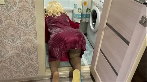 Mom Bent Over Dress Lifted Gets Fucked Hard In The Ass By A Huge Cock FemeFun
