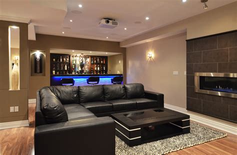 8 Basement Renovation & Finishing Small Basement Living Room Ideas