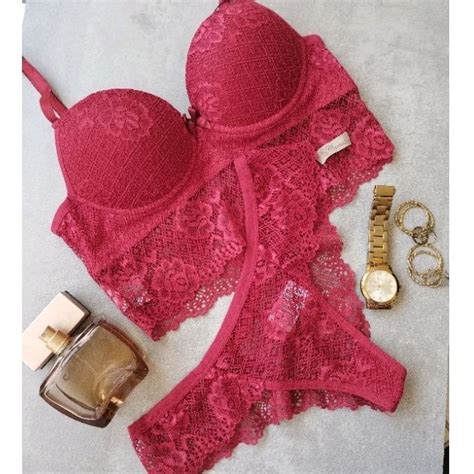 Conjunto De Lingerie Bojo E Aro Estilo Croped Shopee Brasil