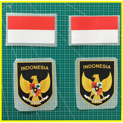 Jual Sablon Setrika Dtf Logo Timnas Garuda Bendera Indonesia Siap Press