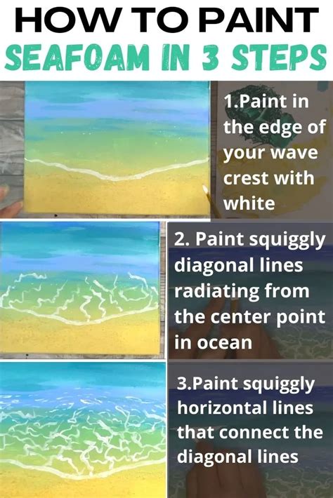 Easy Beach Painting With Acrylics For Beginners Step By Step Tutorial