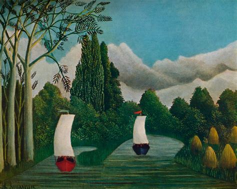 Banks Of The Oise By Henri Rousseau Buy Fine Art Print