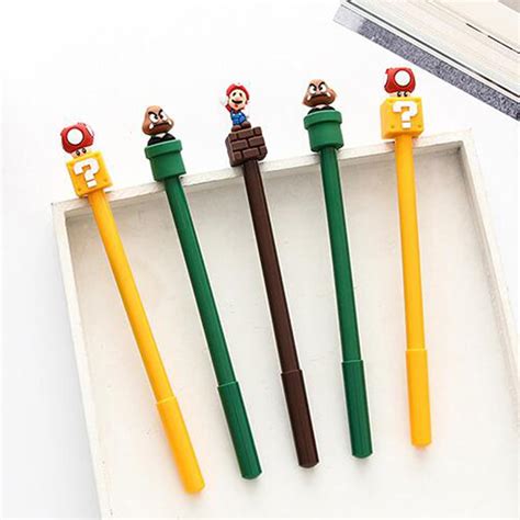 24pcs Mario Party Favors Gel Pen Mario Themed Ts For Kids