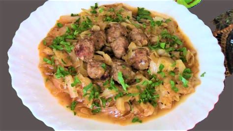 Тушеная капуста с фрикадельками. Очень вкусно! Быстро и просто. - YouTube