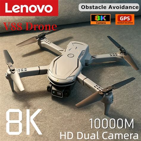 Lenovo V88 Drone Profissional Anti Shake Dual Camera Evas O Inteligente